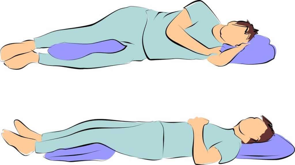 Change your sleeping position