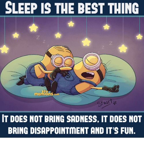 sleep is the best thing