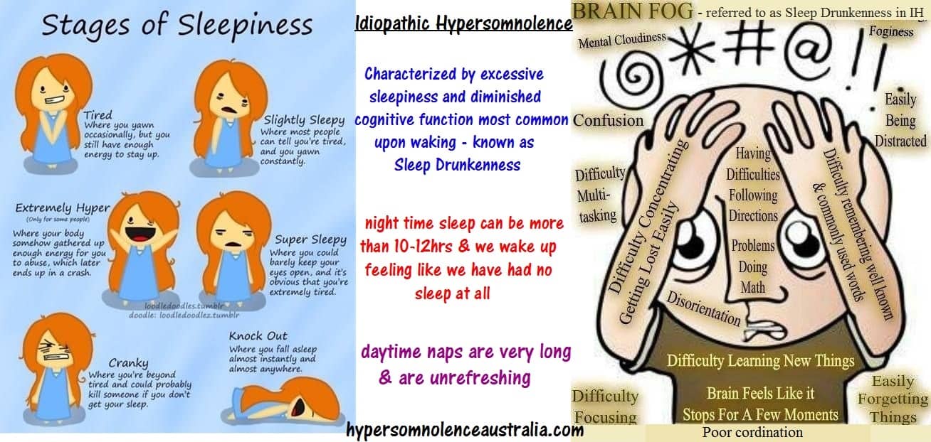 stages of sleepingness