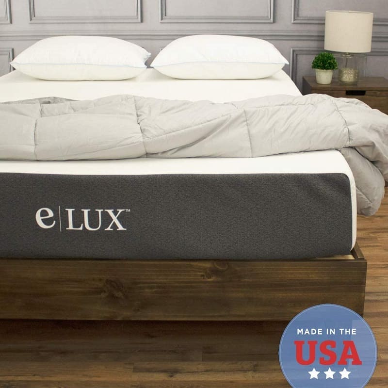 Gel Memory Foam 10 inch Mattress Made in the USA by eLuxurySupply